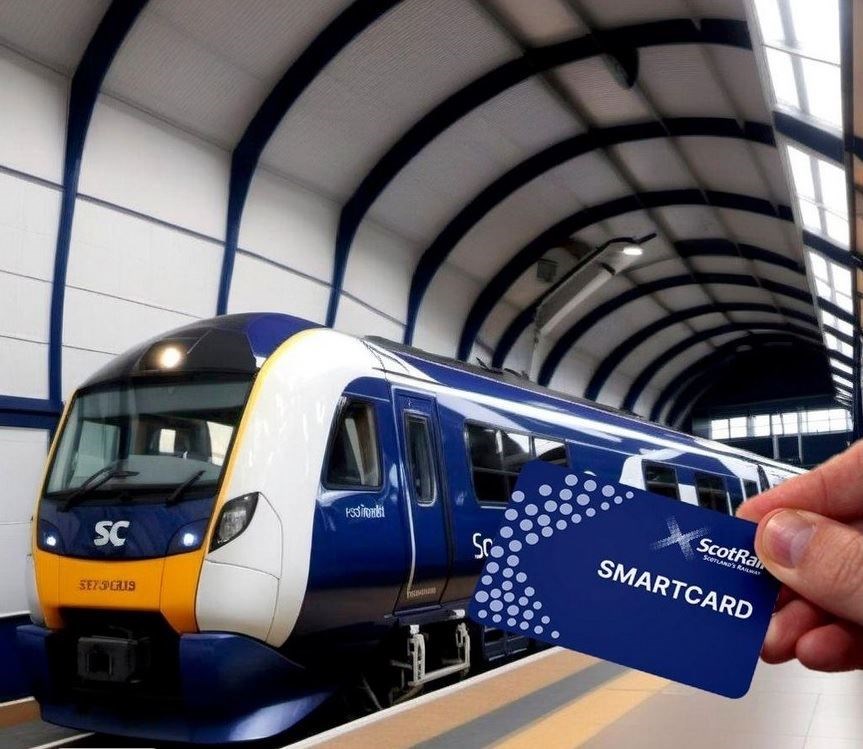 One of the AI-generated train images used by the scammers alongside their fake adverts. However, genuine images of trains in ScotRail's fleet, such as its Inter7City trains, have also been used by the fraudsters.