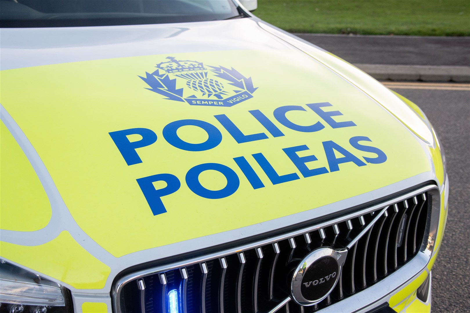Police van. Picture: Daniel Forsyth..