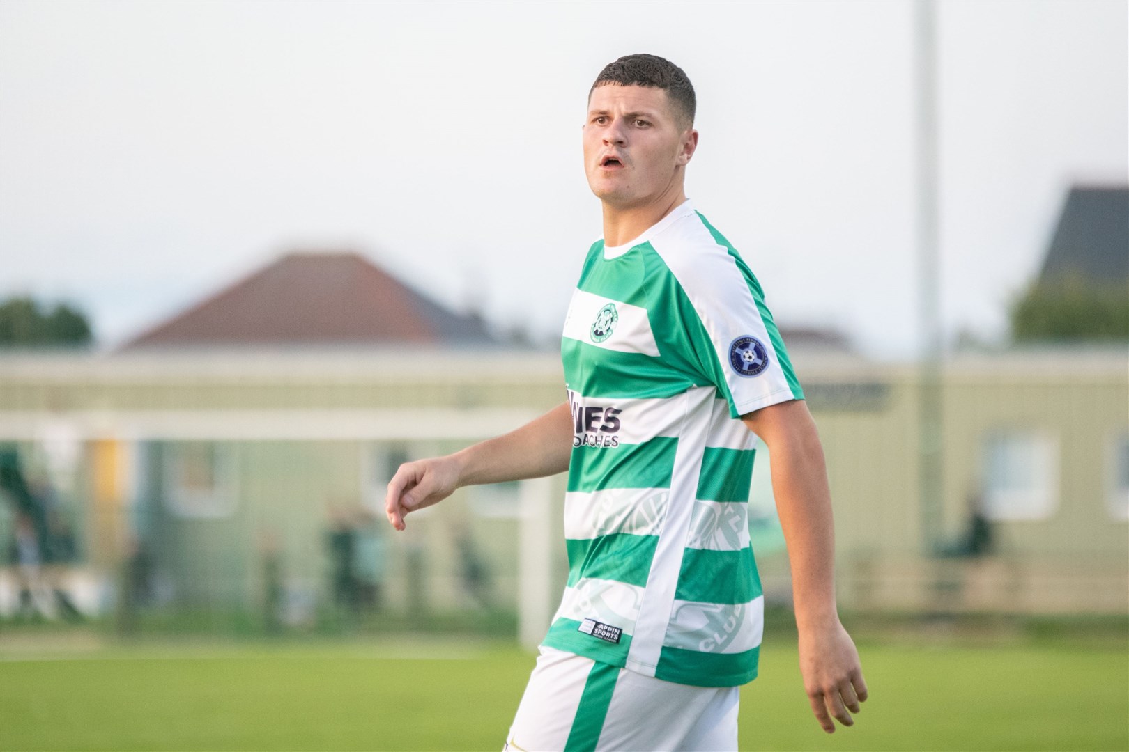 Buckie Thistle defender Innes McKay scored against his previous club Deveronvale. Picture: Daniel Forsyth.
