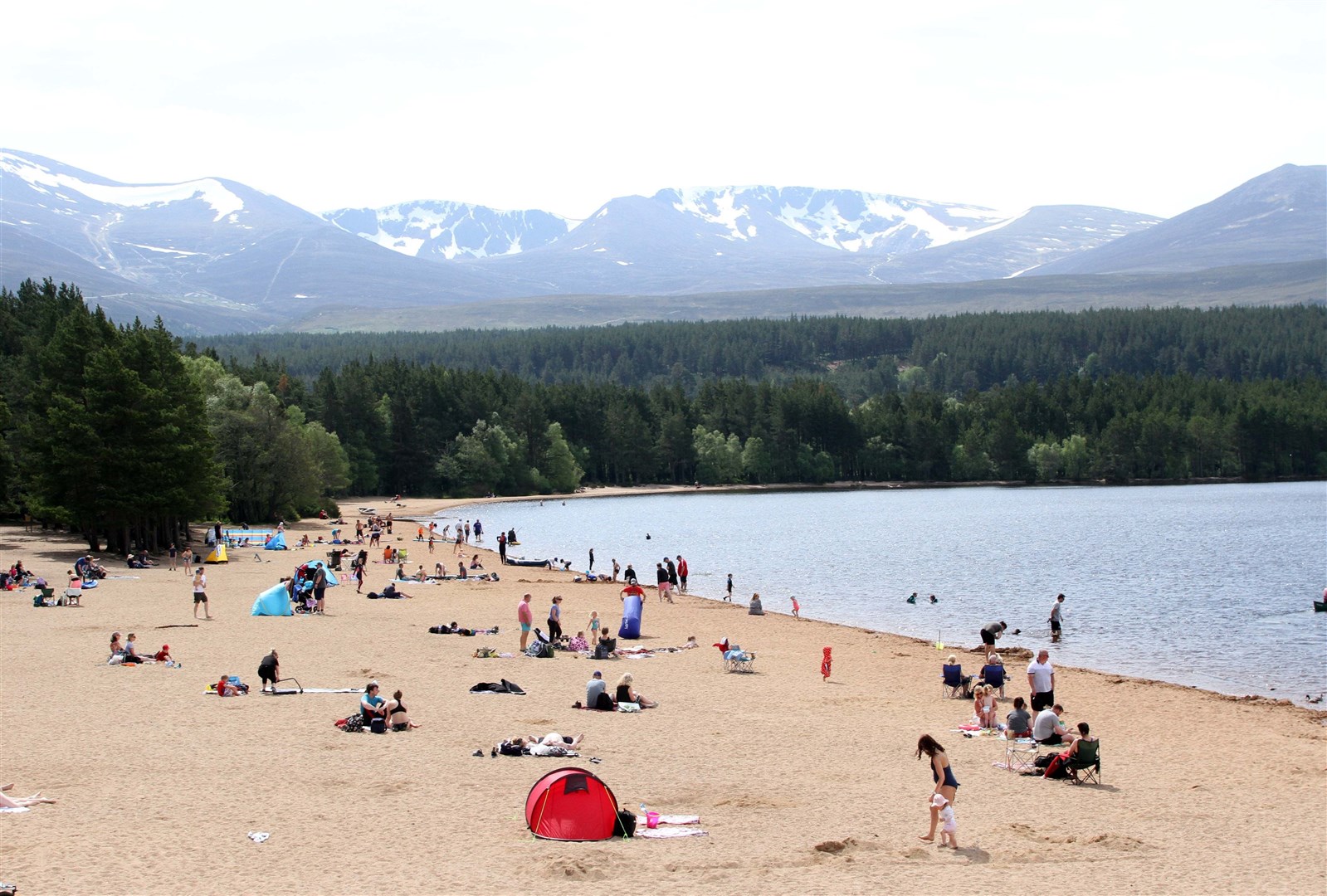 Loch Morlich beach topped the study's findings with the highest 'hashtagged' rating.