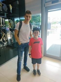 Luca with Max