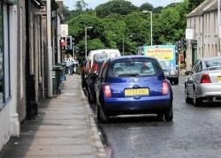 Fochabers' pavements are in a sorry state.