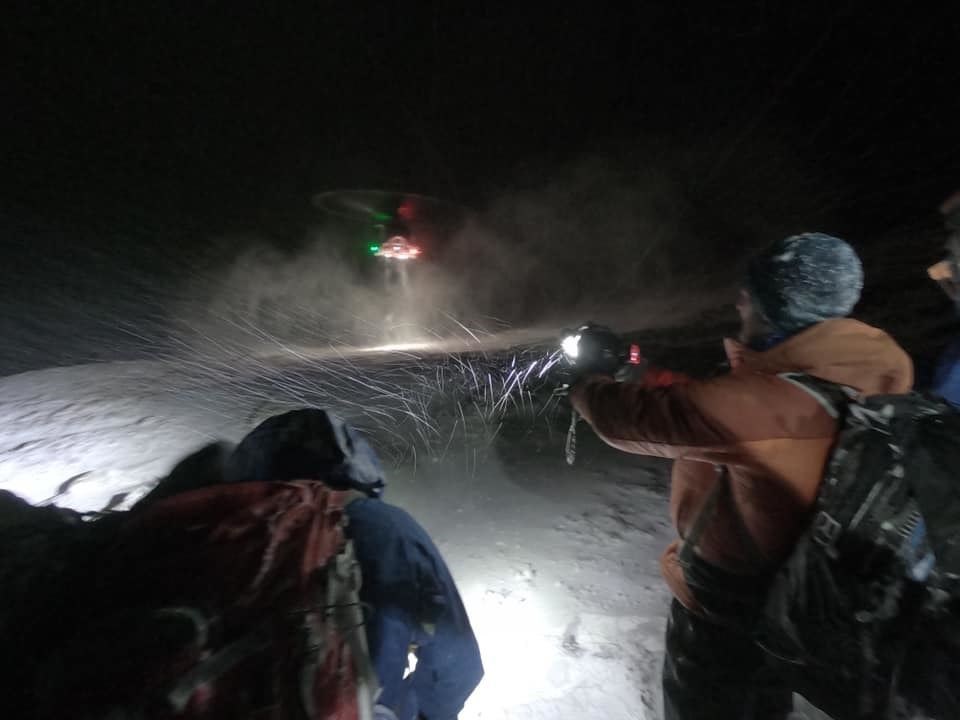 Ben Nevis rescue. Picture: Lochaber Mountain Rescue Team