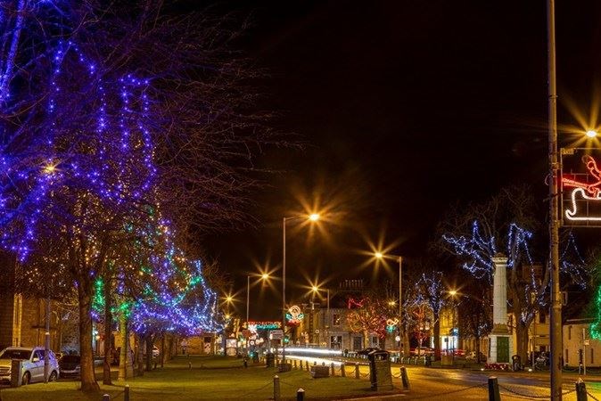 Fromt he archives.... Grantown's festive lights.