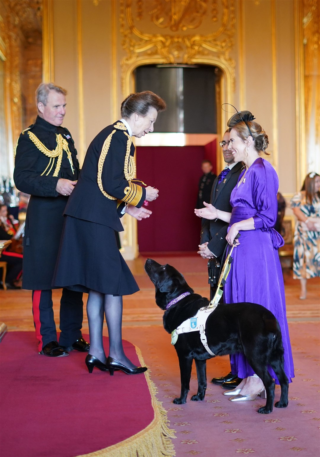 Neil and Lora Fachie, from Altrincham, have been made OBEs (Yui Mok/PA)