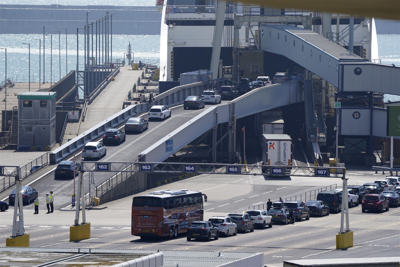 Authorities have worked ‘around the clock’ to clear both freight and tourist traffic in Dover, the port said (Andrew Matthews/PA)