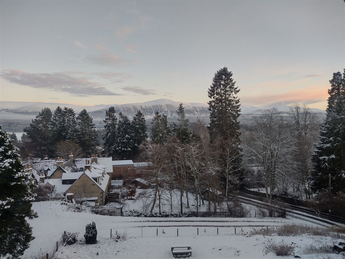 An early morning shot from The Brae at Kincraig