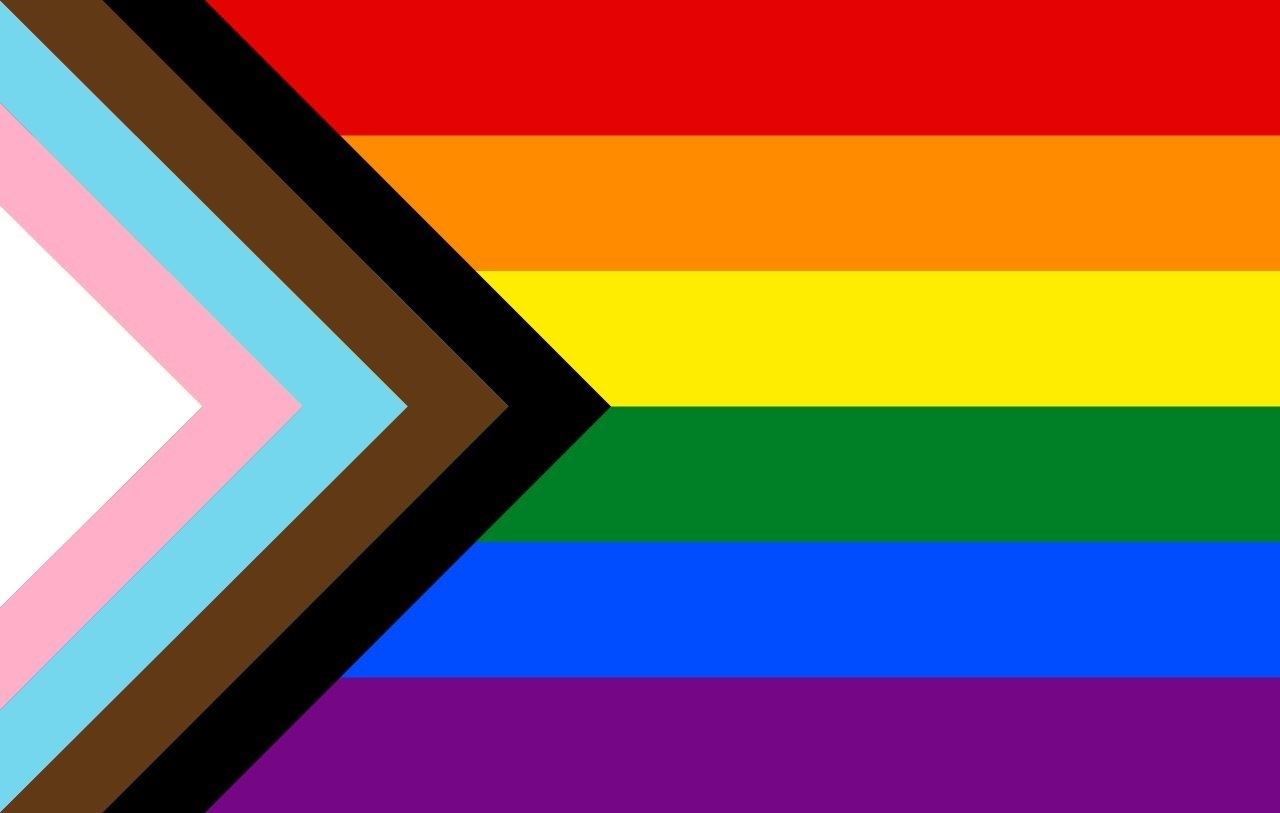 The progress pride flag.