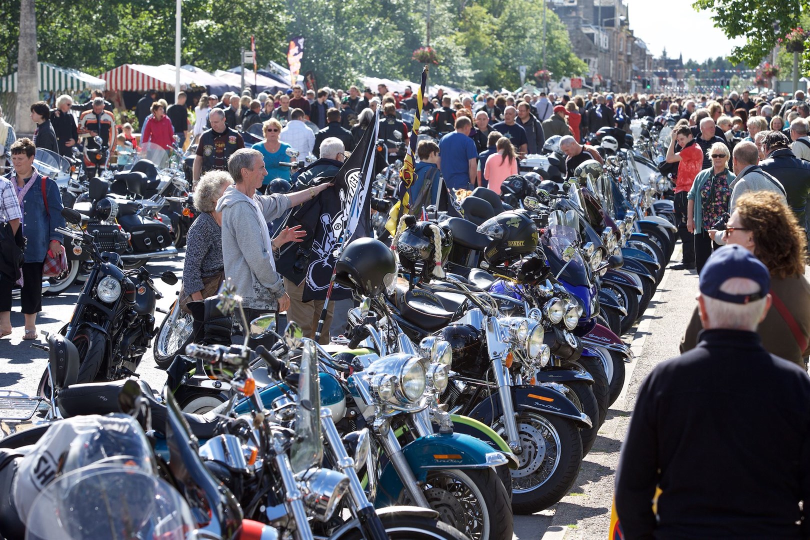 Thunder in the Glens is the biggest Harley Davidson gathering of its kind in the UK.