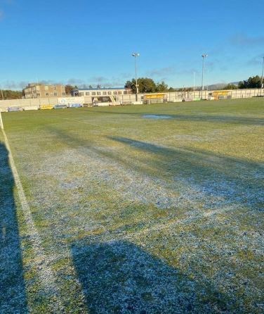 Seafield Park remains frozen and the weather is expected to get even colder from tomorrow.