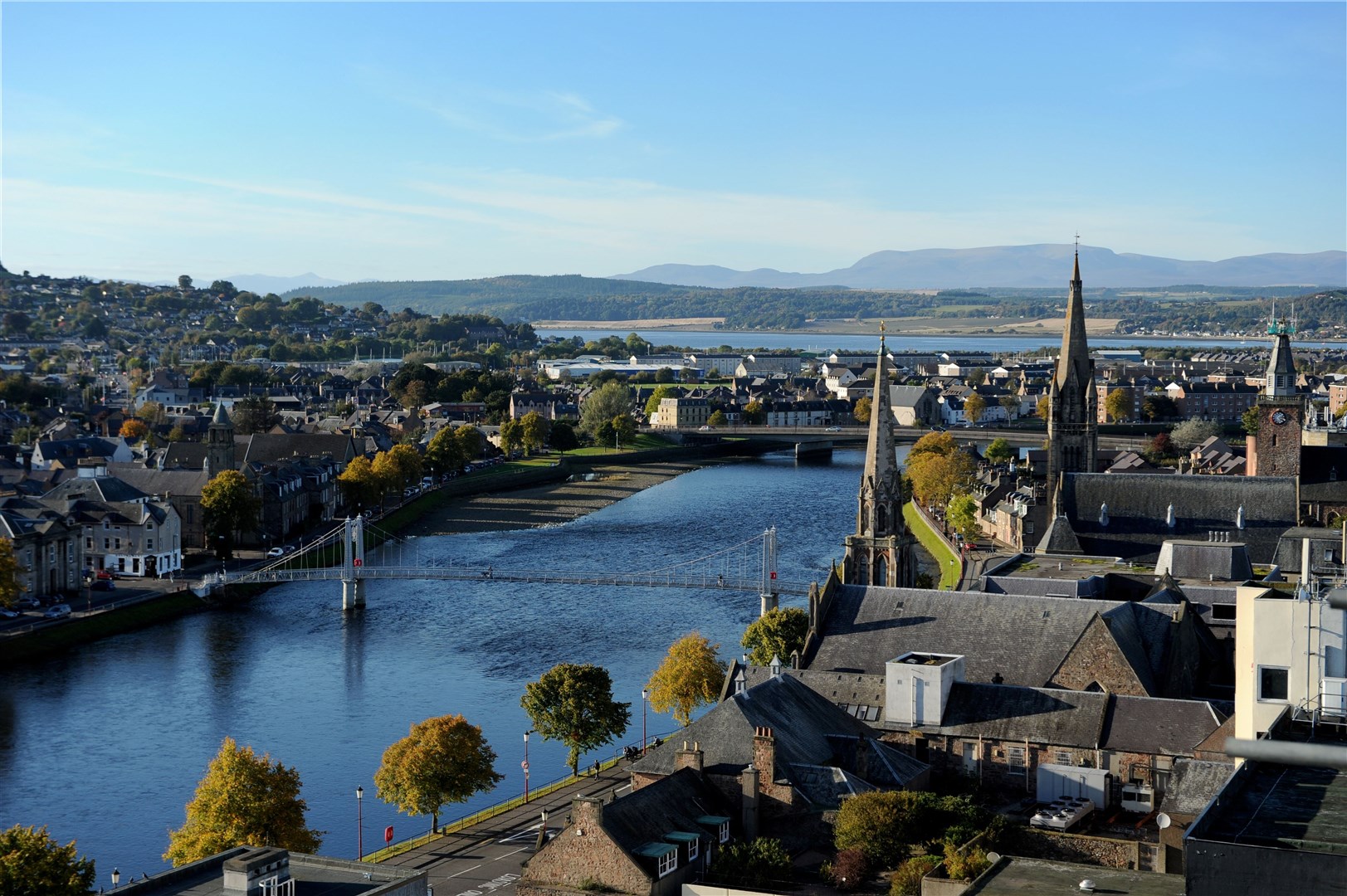 Inverness is seen as the capital of the Highlands but even here it is felt ore localised government would help the city prosper while to those outside the city it can sometimes feel that is gets too much attention. Picture: Gary Anthony. Image No.019967.