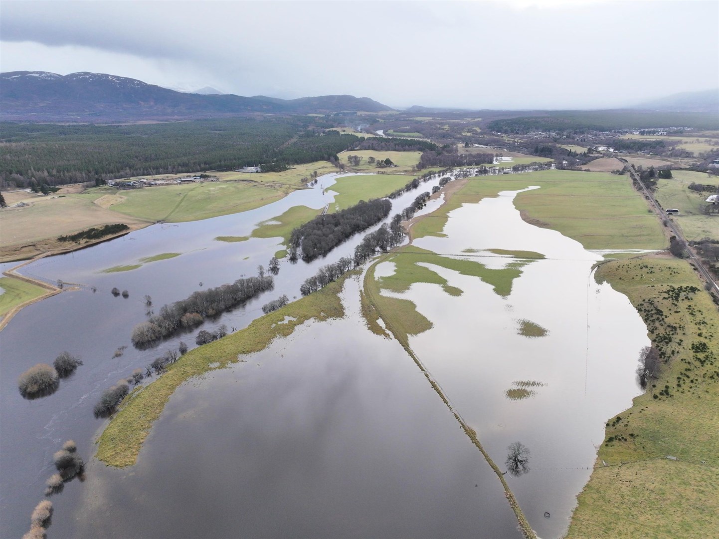 Thaw and rain in Strathspey