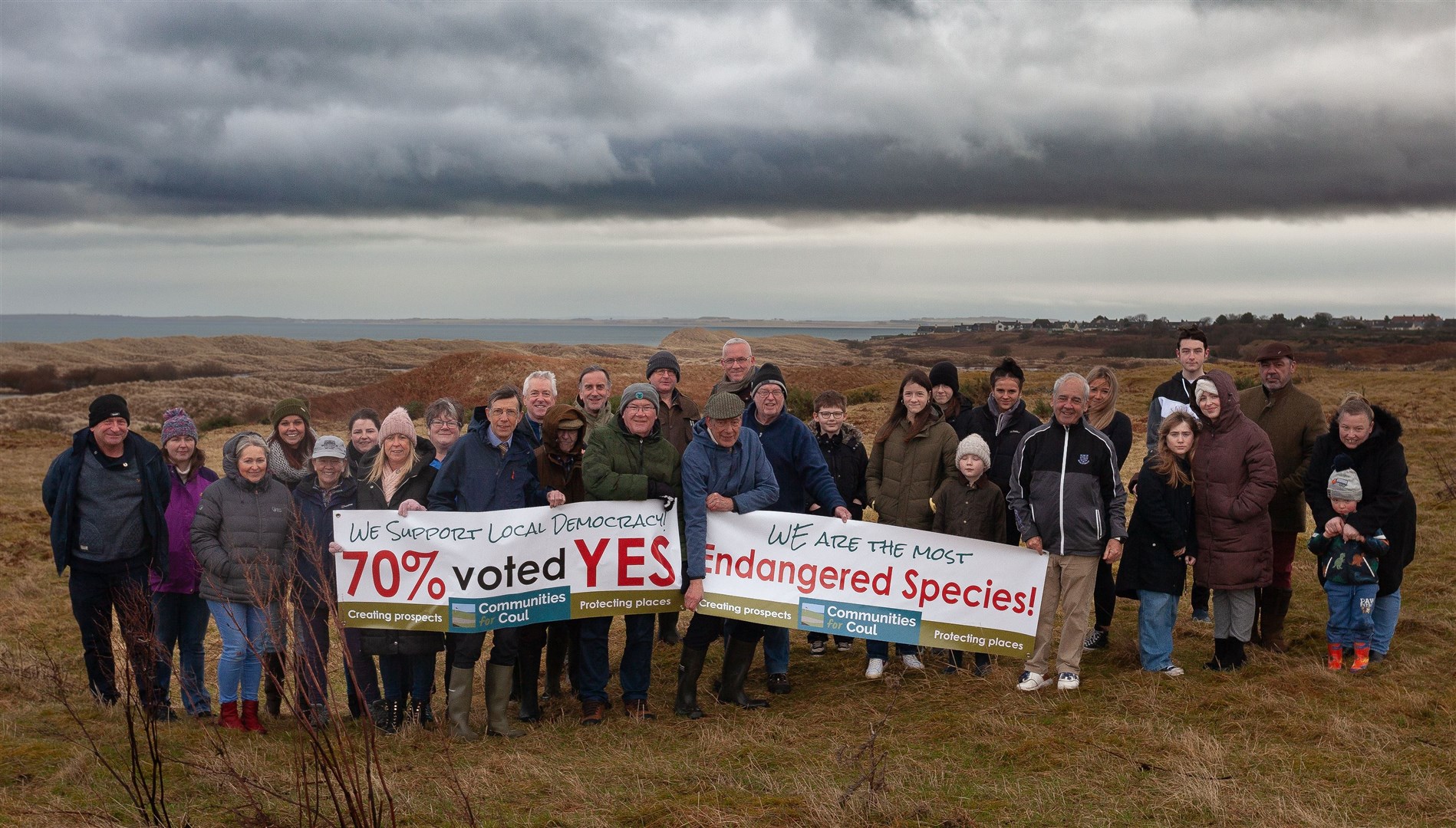 Campaigners have said there is overwhelming local support for the proposed Coul Links course and MSP is out of touch with community feeling.