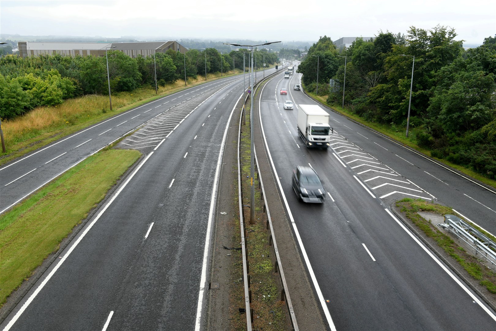 The A9 just south of Inverness. Picture: Callum Mackay..