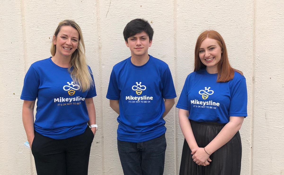 Mikeysline-up: Yvette Kershaw, Joe Carson and Natalie Sutherland (left-right) have joined Mikeysline to support the mental health charity’s new Young Person’s Service.