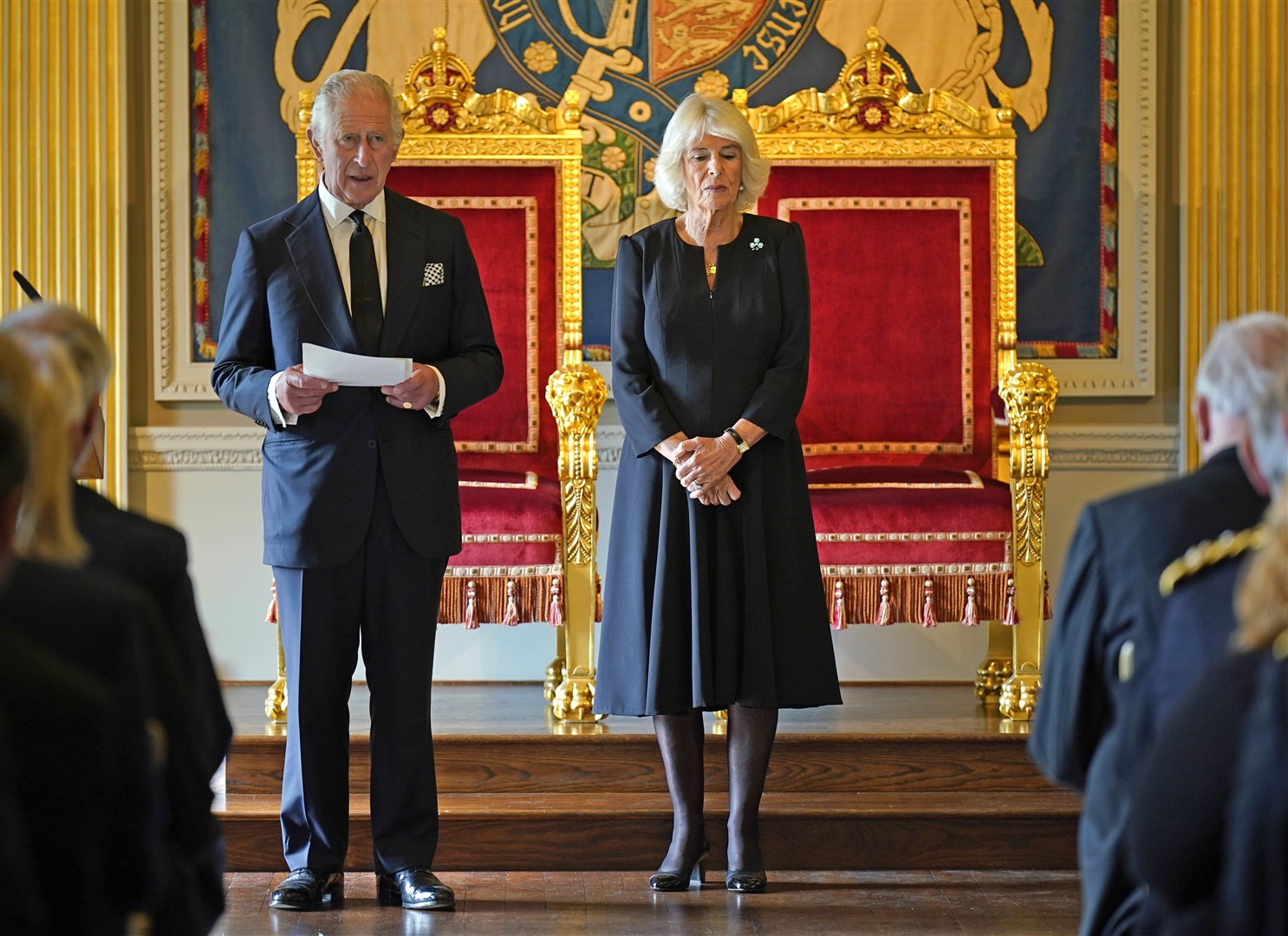 Speaking at Hillsborough Castle, the King said his mother felt deeply “the significance of the role she herself played in bringing together those whom history had separated” (Niall Carson/PA)