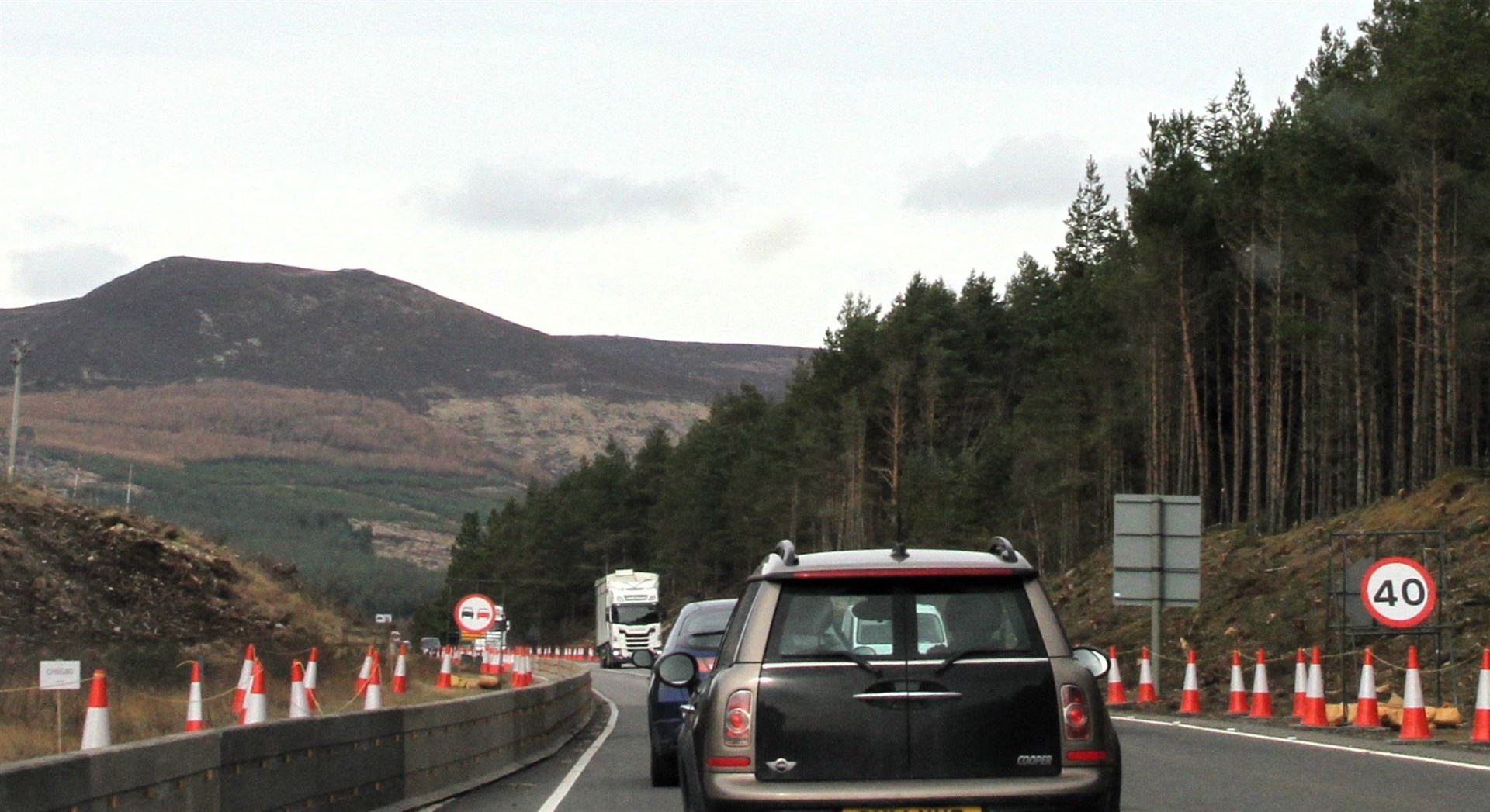 GO SLOW, GO SLOWER: Now it's down to 40mph from Tomatin as Scotland waits for the promises of the past to be honoured