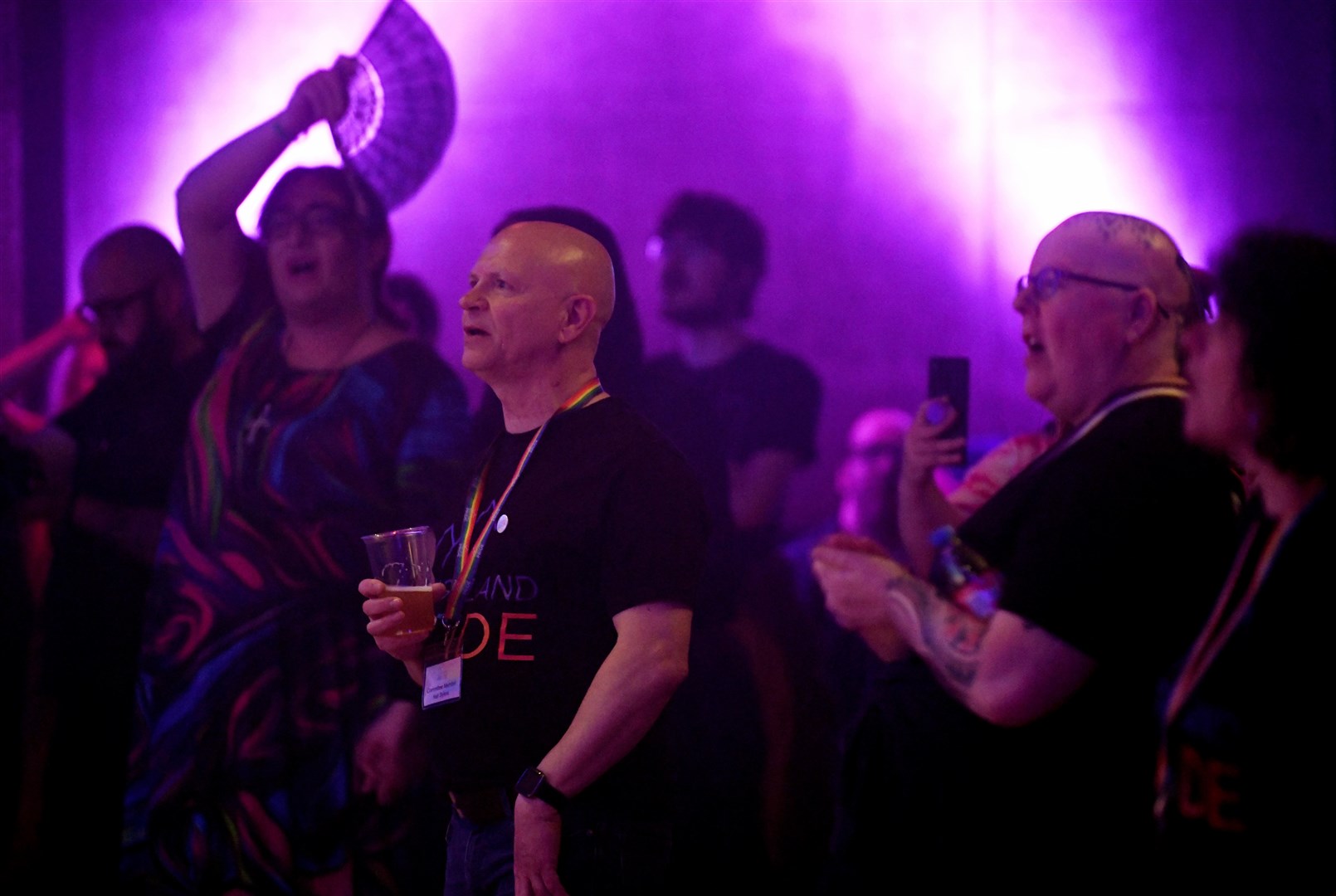 Highland Pride committee members were also able to enjoy the end of a busy six-week programme of events. Picture: James Mackenzie