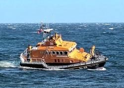 Wick lifeboat which was involved in a rescue last week.