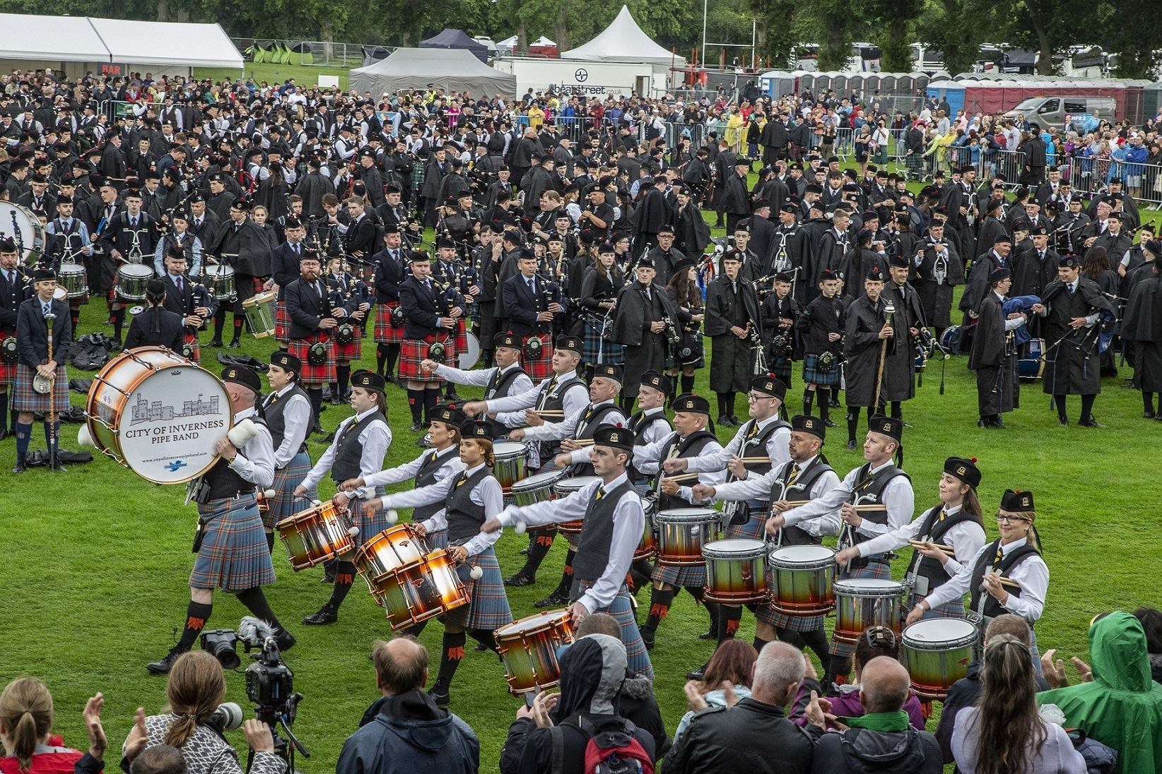 The European Pipe Band Championships took place in Bught Park, Inverness in June 2019.