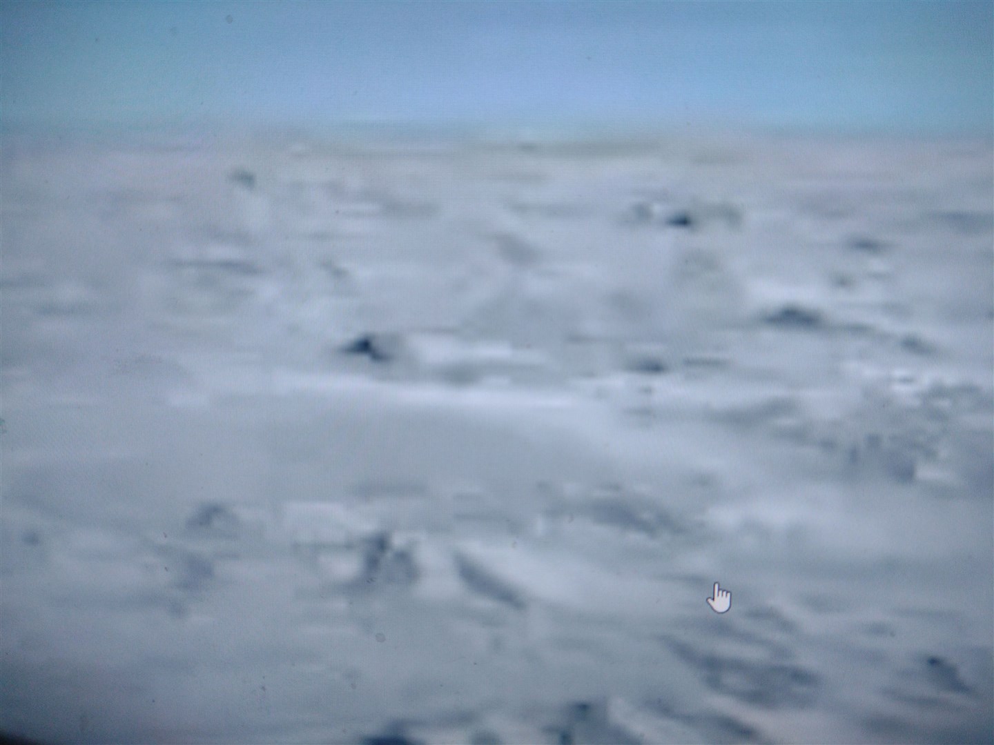 The view to the South Pole as the last day began... Picture: Ben Weber