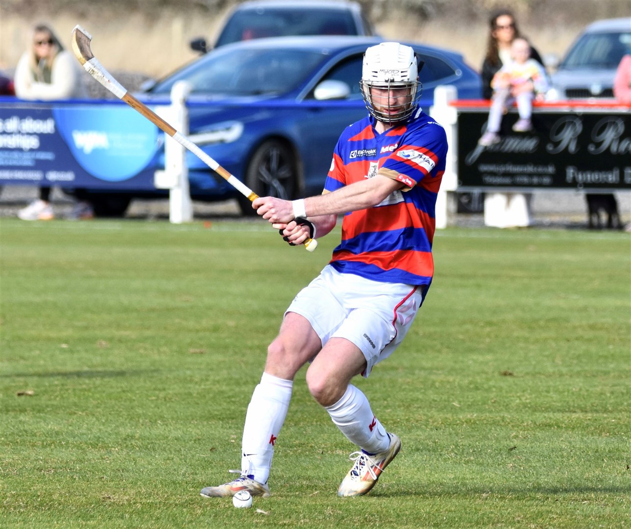 Ruaridh Anderson netted a hat-trick against Lovat on Saturday. Picture: Fiona Young.