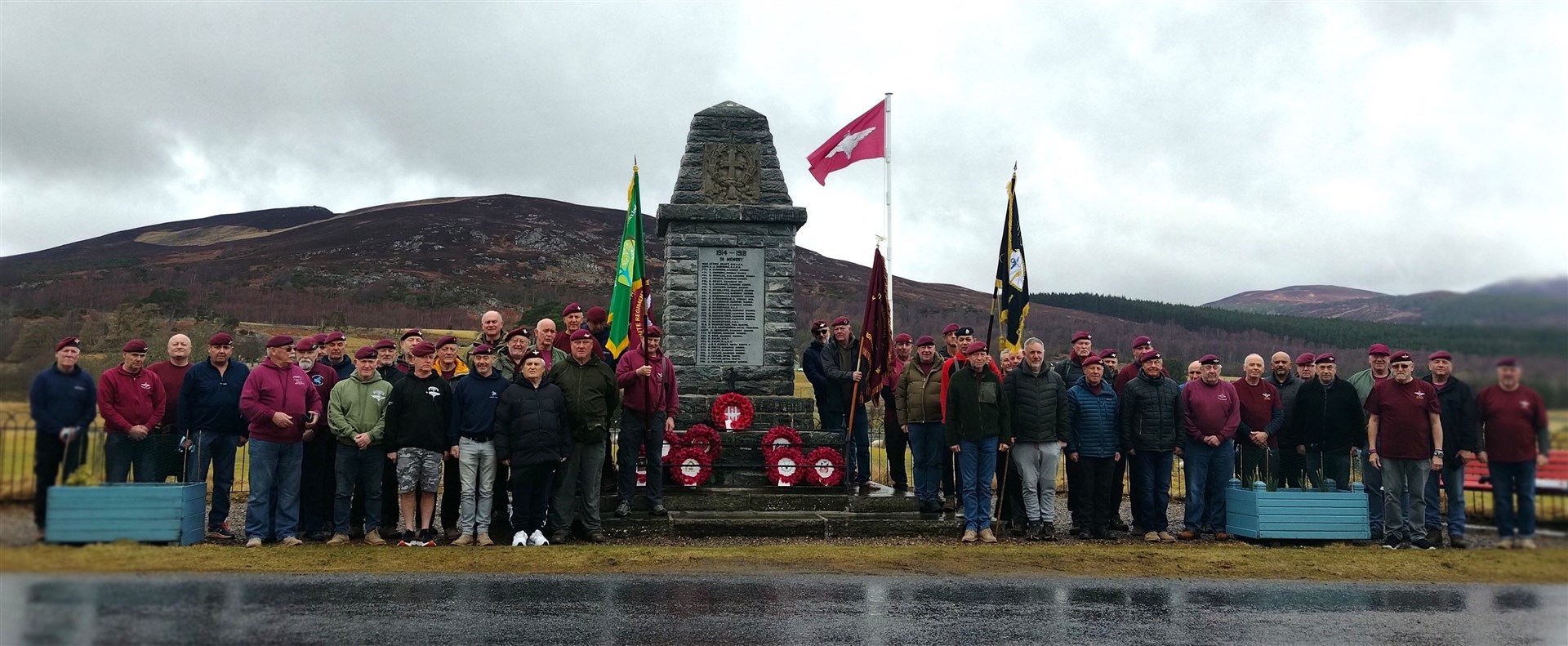 LEST WE FORGET: Salute to the fallen at Kincraig War Memorial.