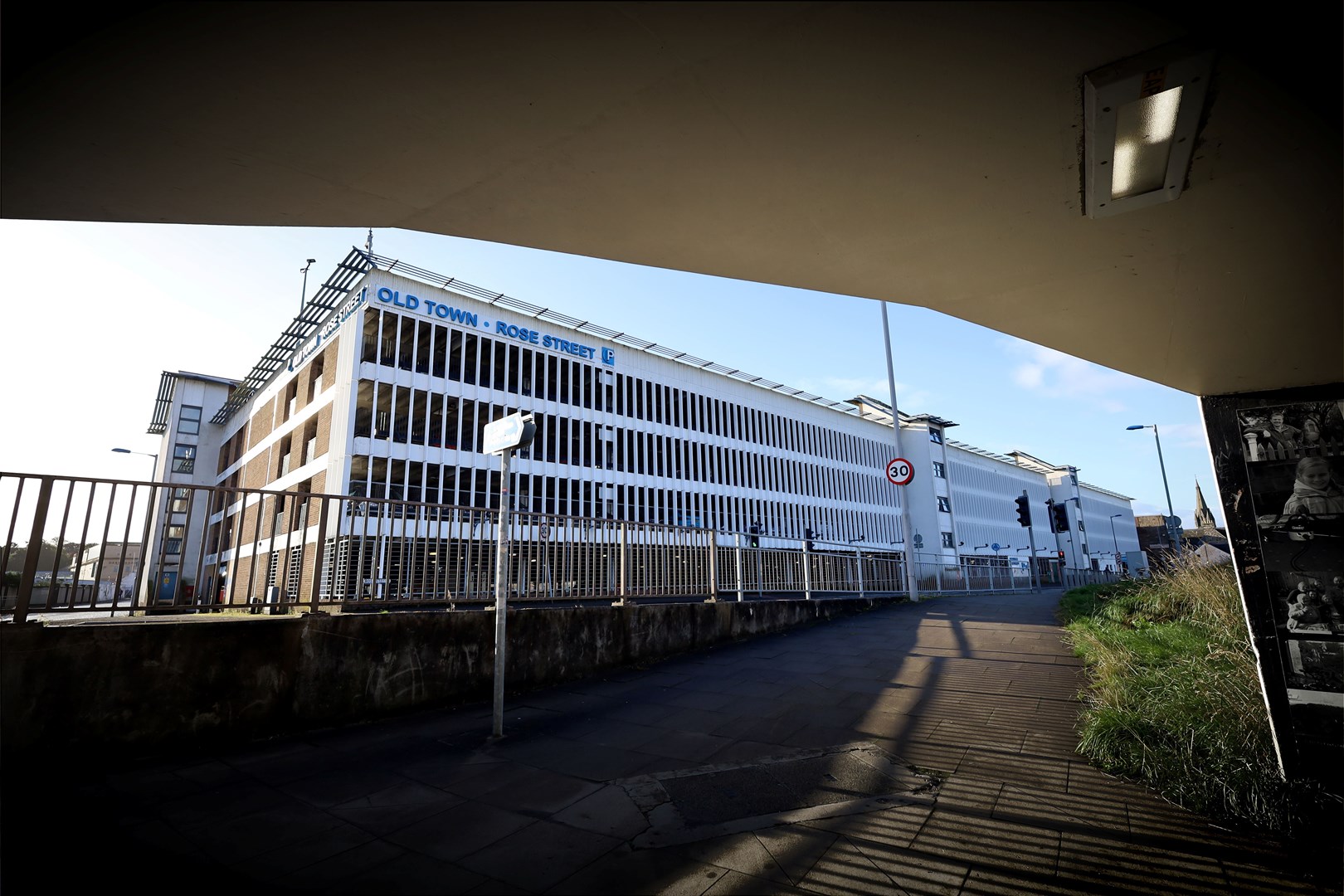 Rose Street multi-storey car park.