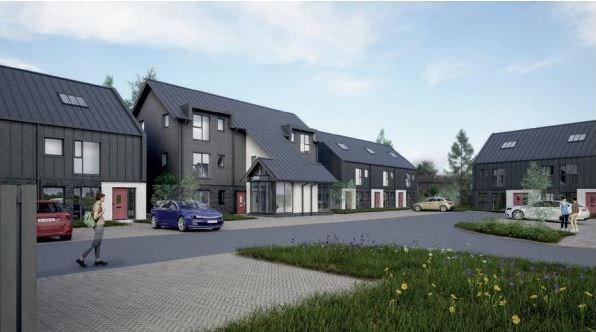 How the new homes could look at the site of the old Torr Lodge. Image: Trail Architects.