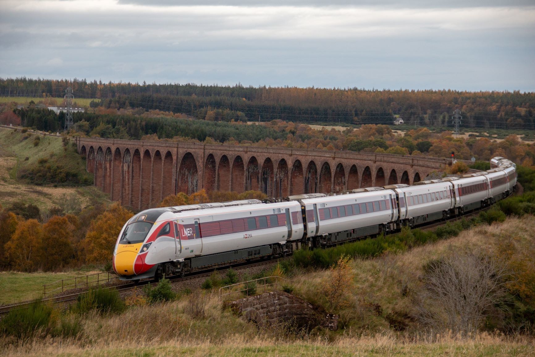 LNER operates a daily service between the strath, the North-East of England and London.