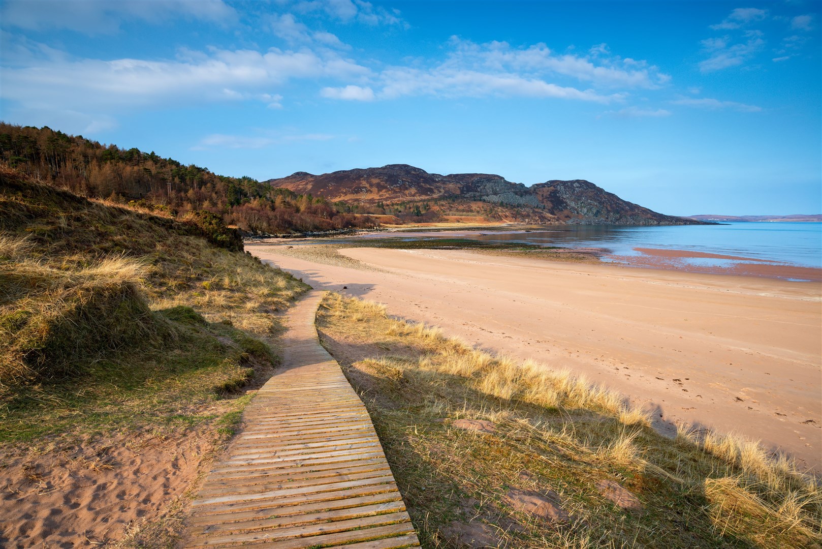 The car park at Little Gruinard will be closed.