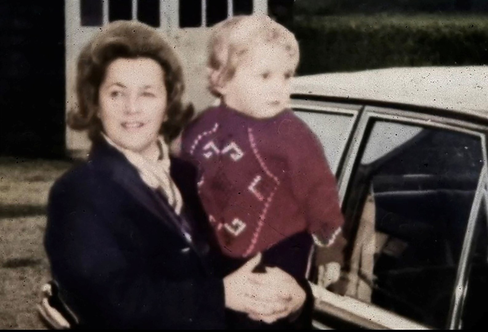 Renee MacRae with her son Andrew.