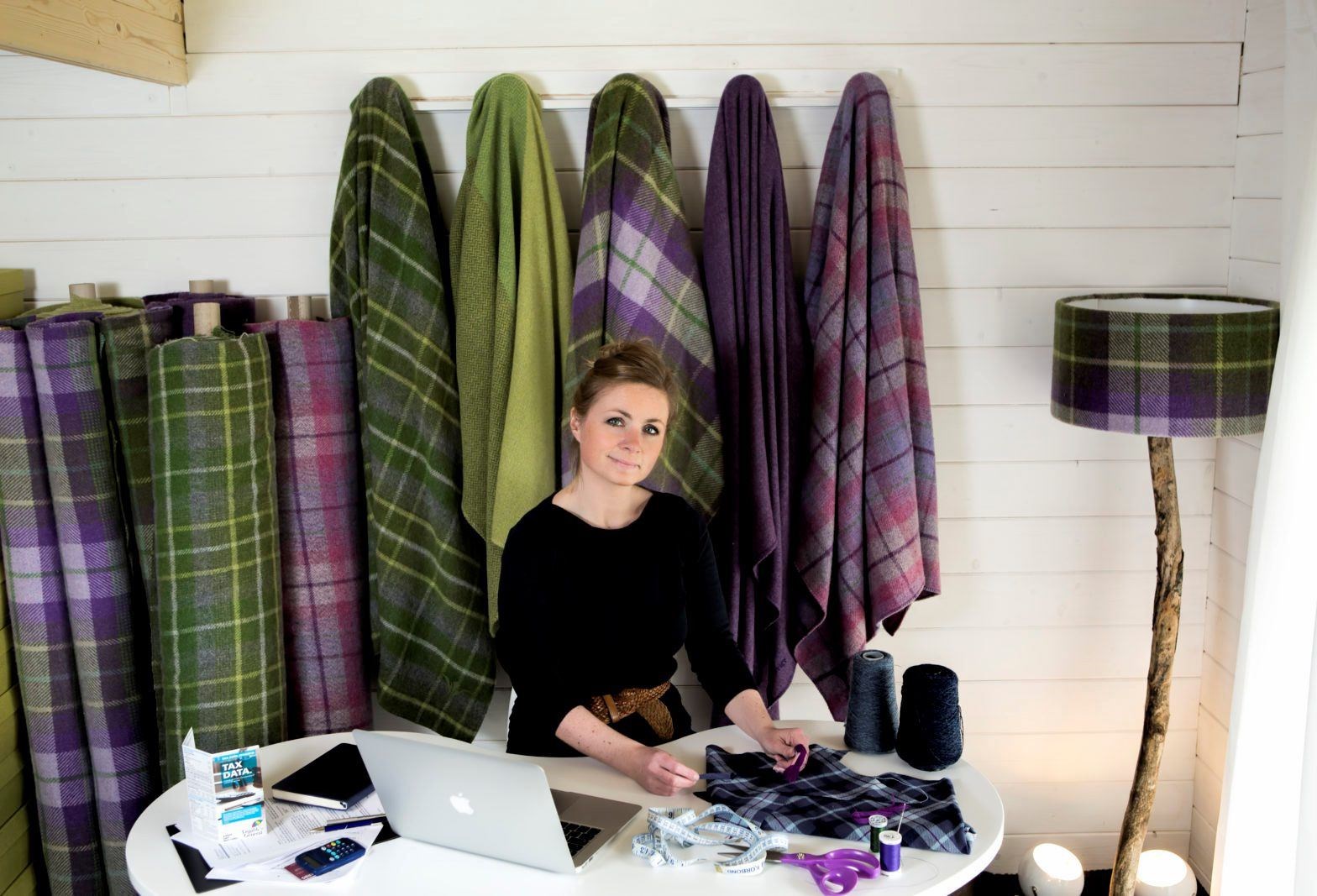 Clare Campbell, the founder of Prickly Thistle.