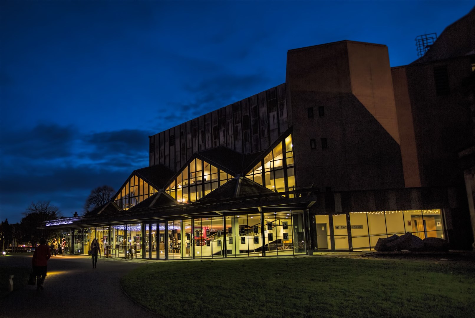 Eden Court at night..Picture: John Baikie.