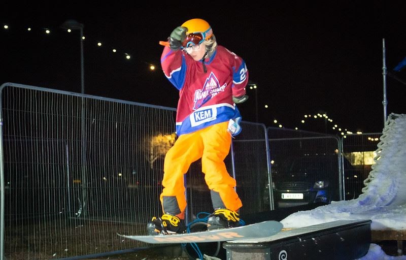 Having fun on the rails at last year's celebration. Picture: Robin McConnell.